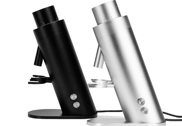OPTION-O Lagom P80 Kaffeemühlen in Schwarz und Silber
